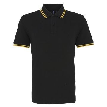 AQ011 | Men´s Classic Fit Tipped Polo | 01/25