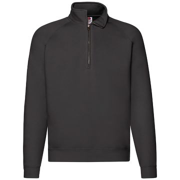 F382 | Premium Zip Neck Raglan Sweat | 01/25