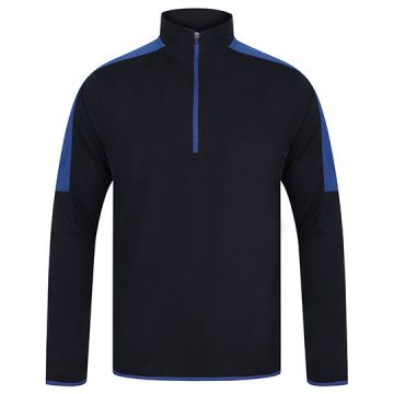 FH571 | Adults 1/4 Zip Midlayer With Contrast Panelling | 01/25