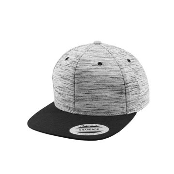 FX6089SC | Stripes Melange Crown Snapback | 01/25