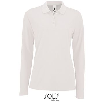L02083 | Women´s Long-Sleeve Piqué Polo Shirt Perfect | 01/2