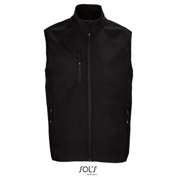 L03825 | Men´s Falcon Zipped Softshell Bodywarmer | 01/25