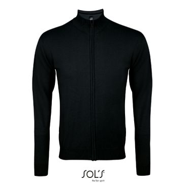 L413 | Men´s Zipped Knitted Cardigan Gordon | 01/25