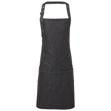 PW126 | Jeans Stitch Denim Bib Apron | 01/25