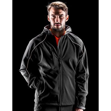 RT124 | Ripstop Soft Shell Workwear Jacket With Cordura Pane