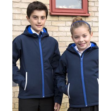 RT224Y | Youth TX Performance Hooded Soft Shell Jacket | Res