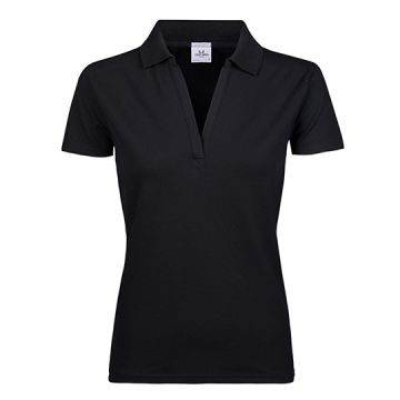 TJ1409 | Women´s Luxury Stretch V-Neck Polo | 01/25