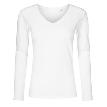 XO1560 | Women´s V-Neck T-Shirt Long Sleeve | 01/25