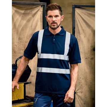 YK210 | Two Band & Brace Hi-Vis Polo Shirt | 01/25