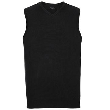 Z716 | Men's V-Neck Sleeveless Knitted Pullover | 01/25