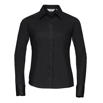 Z924F | Ladies´ L/S Poly-Cotton Easy Care Fitted Poplin Shir